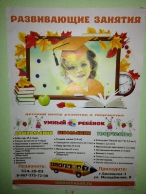 Умный ребенок                             Россия ,                                                                            Балашиха
                            ,                        